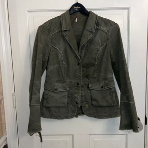 Free People Military Green Jacket size Small